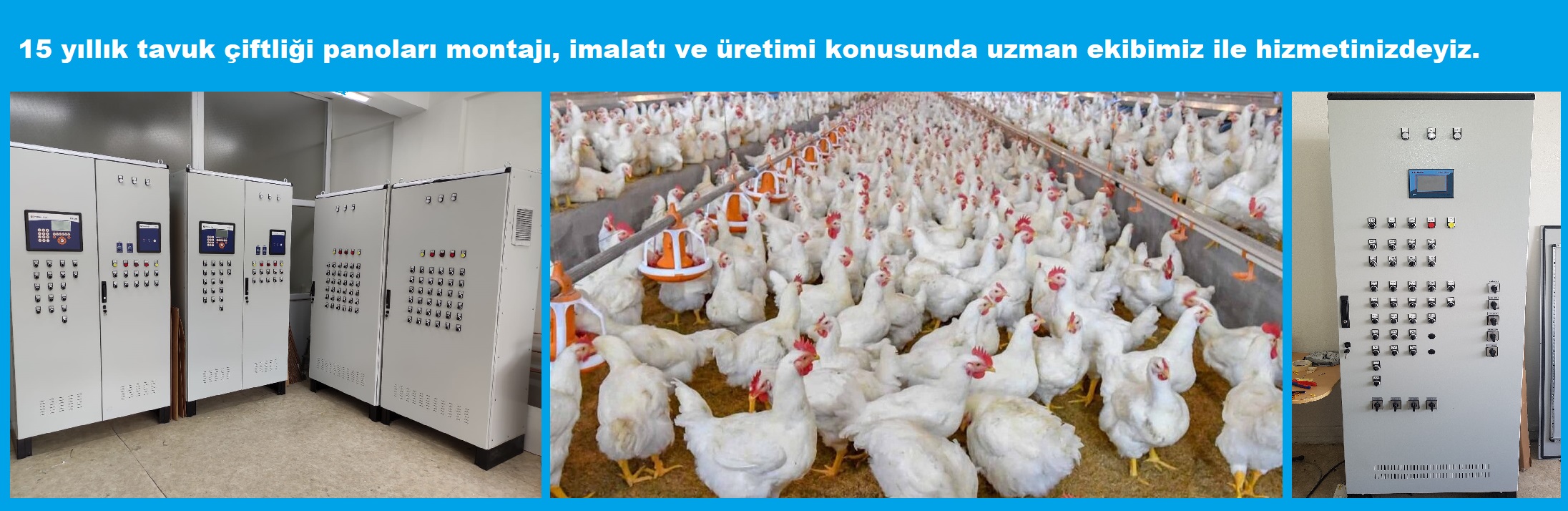 Hotraco işlemcileri ve mercan serisi işlemcileri ile yaptığımız çiftlik panoları
